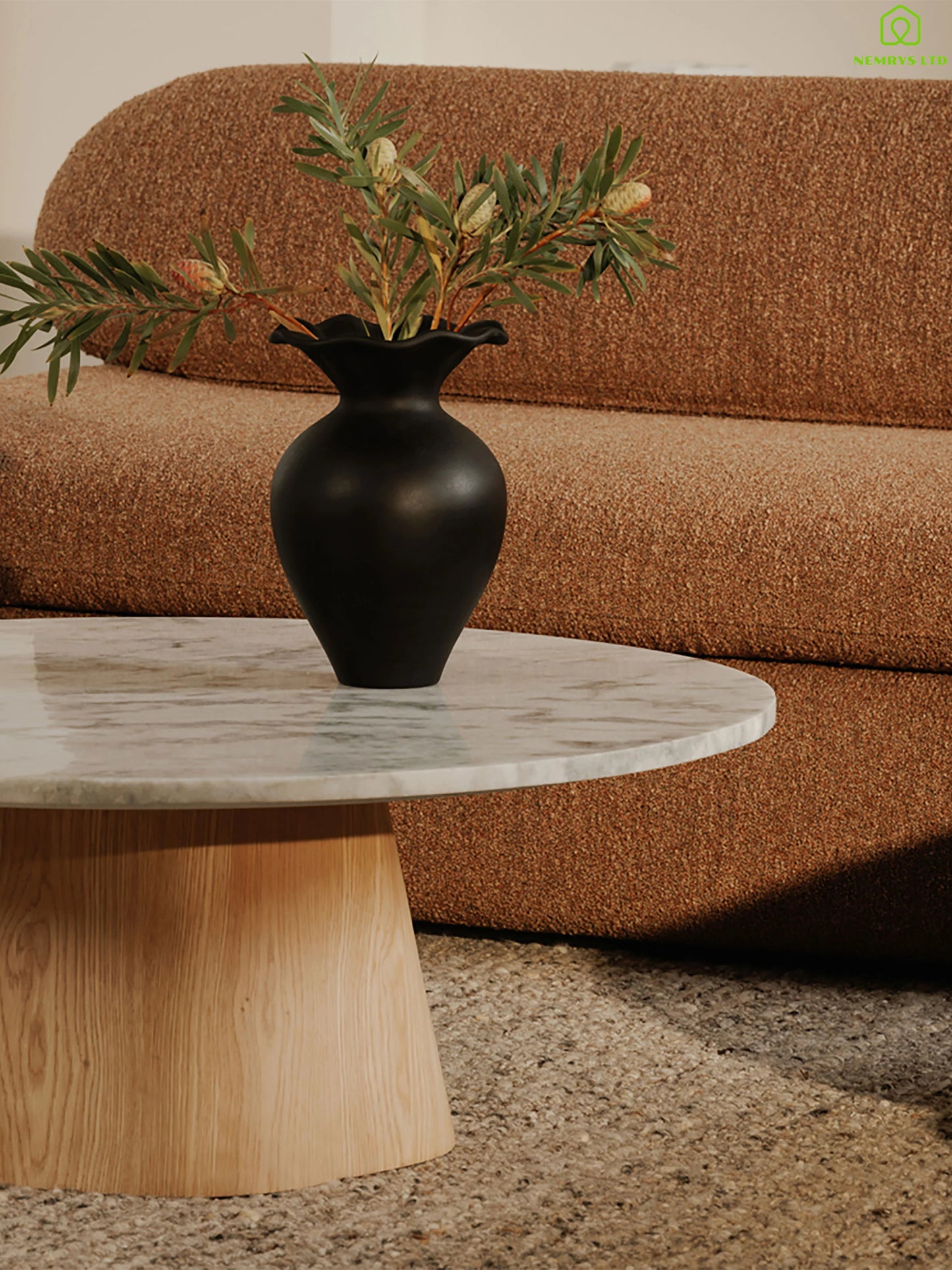 Henk Round Coffee Table