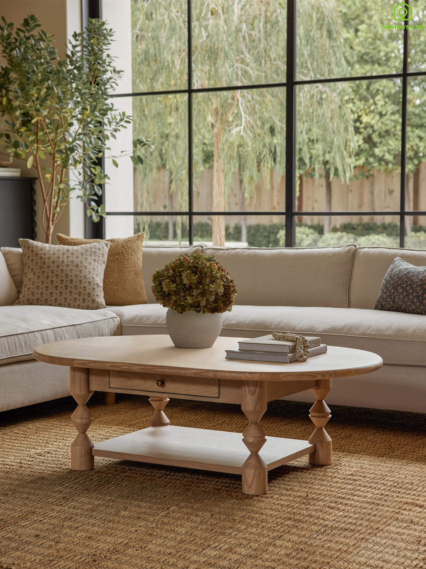 Viard Oval Coffee Table